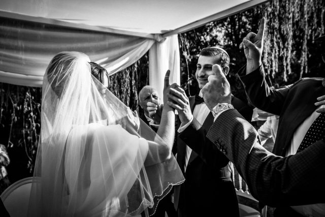 photo sous la houppa mariage juif dans l'Hérault